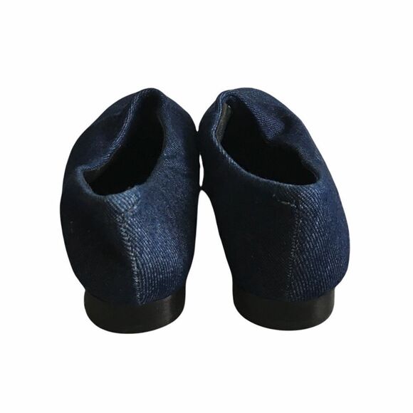 OPENING CEREMONY Charly Denim Flat Slip-on Loafer Shoes Blue 41 - Picture 5 of 15